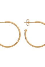 Nikki Lissoni Gold Hoop Earrings - EA1002G