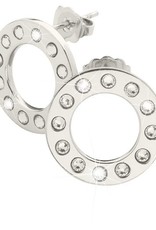 Nikki Lissoni Silver Plated Swarovski Earrings - EA2013SS