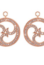 Nikki Lissoni 'Sparkling Curls' Earring Coins - EAC2023RG