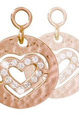 Nikki Lissoni 'Small Heart' Earring Coins - EAC2046RG