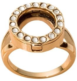 Interchangeable Coin Ring - Gold  Sz 7