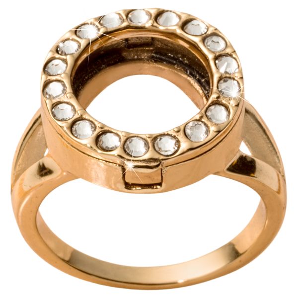 Nikki Lissoni Interchangeable Gold Ring Coin - R1004G7