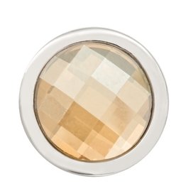 Faceted Golden Shadow Swarovski' Ring Coin