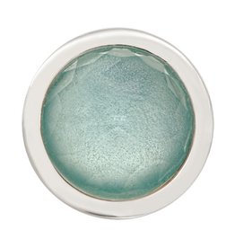 Faceted Light Blue Ring Coin