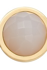 Nikki Lissoni 'Faceted White Agate' Ring Coin - RC2027G
