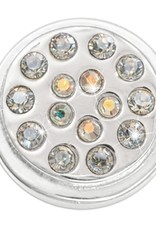 Nikki Lissoni 'White Opal & Crystal' Ring Coin - C2034S
