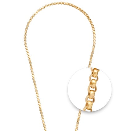 Nikki Lissoni  19" Gold Plated Necklace