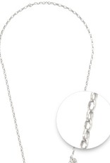 Nikki Lissoni 18" Silver Plated Necklace
