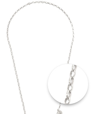 Nikki Lissoni 18" Silver Plated Necklace