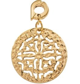 ‘Nikki’s Ancient Coin' 25mm Gold Charm