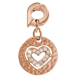 'Small Heart' 15mm Rose Gold Charm