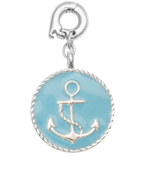 'Hope for Something Blue' Silver Dangle Charm