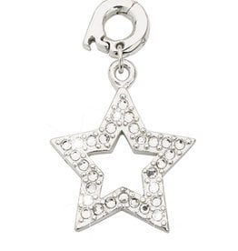 Rock Star' 20mm Silver Charm