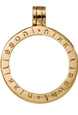Medium Gold Logo Pendant