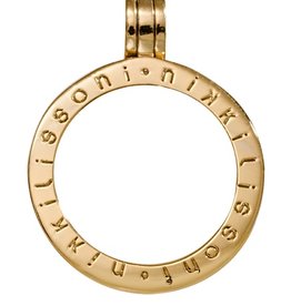 Medium Gold Logo Pendant