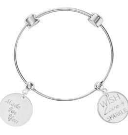 'Made for You' Charm Bangle