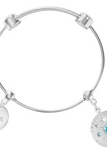 'Made with Passion Silver Bangle