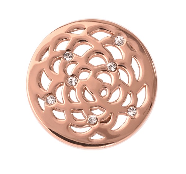 Nikki Lissoni 'Sunflower' Small Rose Gold Coin - C1017RGS