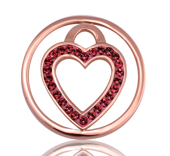 Nikki Lissoni 'Love Keeper' Small LE Rose Gold Coin - C1039RGS05