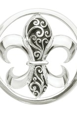 'French Curly Lily' Medium Coin