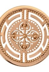'Roman Maze' Medium Gold Coin