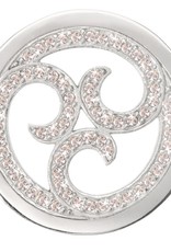 'Sparkling Curls' Silver Medium Coin
