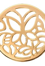 Nikki Lissoni 'Butterfly' Gold Plated Medium Coin C1132GM