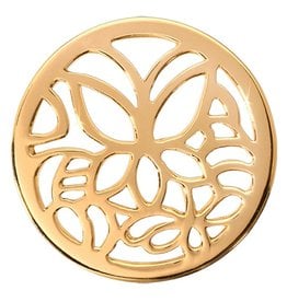 'Butterfly' Medium Gold Coin