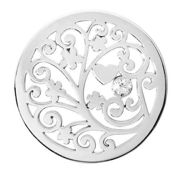 'Tree of Love' Medium Silver Coin