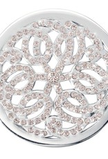 'Sparkling Baroque' Medium Silver Coin