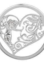 'Cupid's Heart' Small Silver Coin