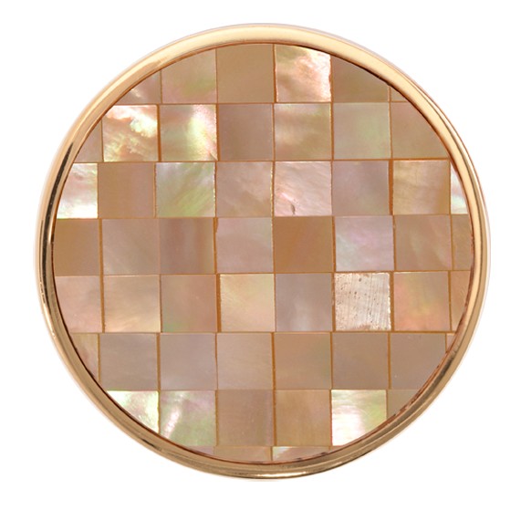 'Mosaic Shell' Medium Gold Coin