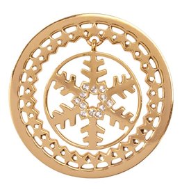 'Golden Snowflake' Medium Gold Coin