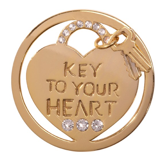 'Key to Your Heart'  Medium Coin
