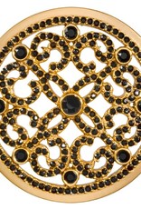 'Black Ornament' Large Gold Coin