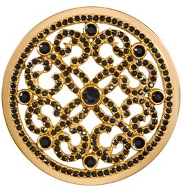 'Black Ornament' Large Gold Coin