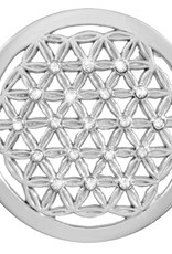 Nikki Lissoni 'Crystal Maze' Floral Coin - C1389SM