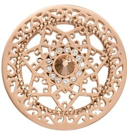 'Royal Star' Large Rose Gold Coin