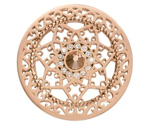 Nikki Lissoni Royal Star 43mm Rose Gold Coin C1522RGL Golden Karat Jewelers