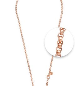 18" Rose Gold Plated Belcher Necklace