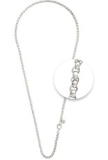 Nikki Lissoni 36" Silver Belcher Necklace - N01S90