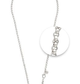 36" Silver Plated Belcher Necklace