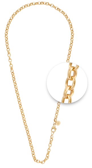 Nikki Lissoni 36" Gold Plated Necklace - NR02G90