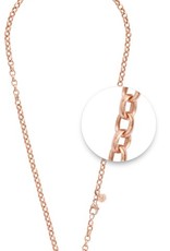 Nikki Lissoni 18" Rose Gold Necklace - NR03RG45