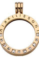 Nikki Lissoni Small Gold Swarovski Pendant - P10GS