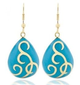 AHC Turquoise Teardrop Ballgown Earrings