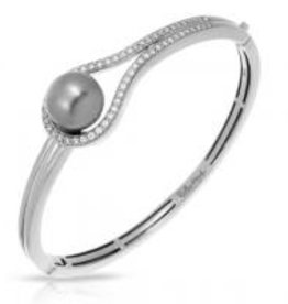 Belle Etoile Claire Collection Gray Pearl Bangle