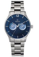 Obaku Watches Men's Luft - Denim & Stainless Steel