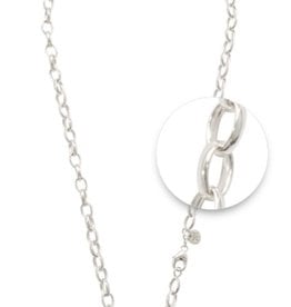 18" Silver Plated Chain Necklace