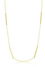 CLAL-3871H SS 36" GP MULTI BAR NECKLACE
